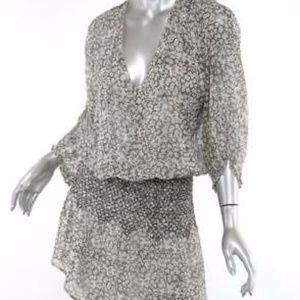 Ulla Johnson Sheer summer dress with smocking